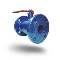 Chemical resistant flange ball valve (full-bore) DN25 PN16 (Russia)