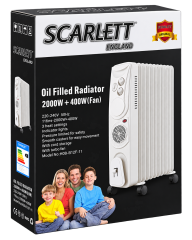 Обогреватель масляный электрический Scarlett 11-секций (2400W)