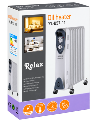 Обогреватель масляный электрический Relax 11-секций (2000W)
