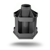 Rotating Maxi Desk Organizer without filling Black
