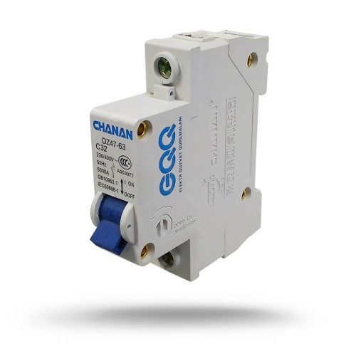 Mini Dz47-63/C32 Circuit Breaker(6000A).1P